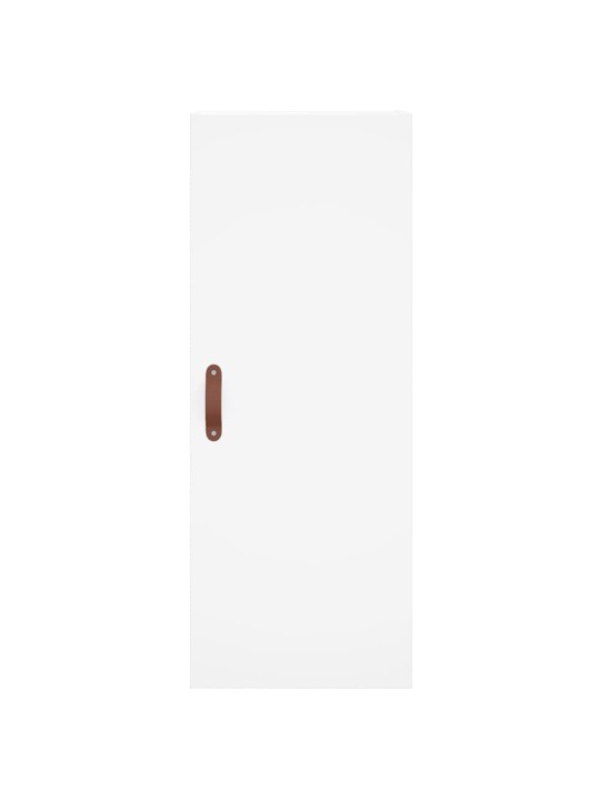 Skříň highboard bílá 34,5 x 34 x 180 cm kompozitní dřevo