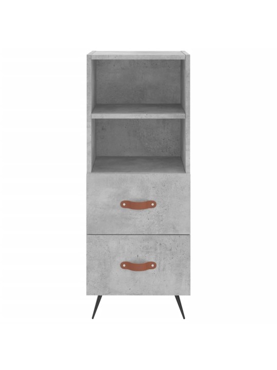 Skříň highboard betonově šedá 34,5x34x180 cm kompozitní dřevo