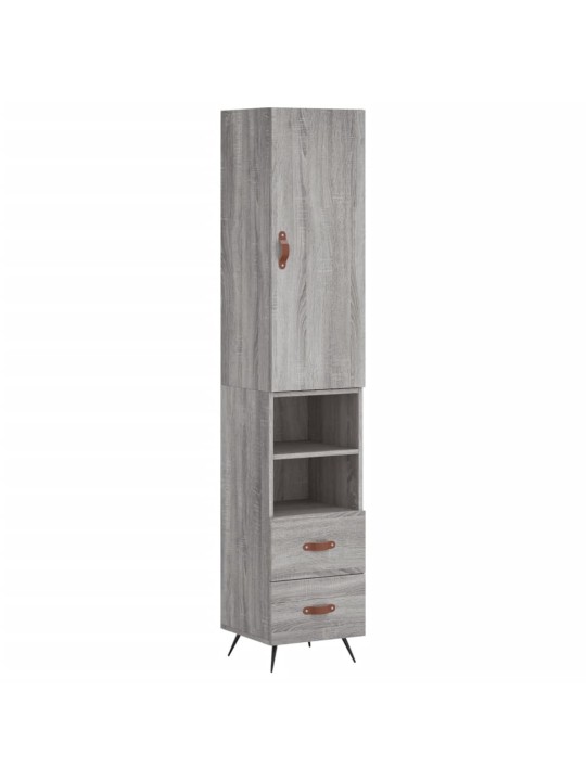 Skříň highboard šedá sonoma 34,5 x 34 x 180 cm kompozitní dřevo
