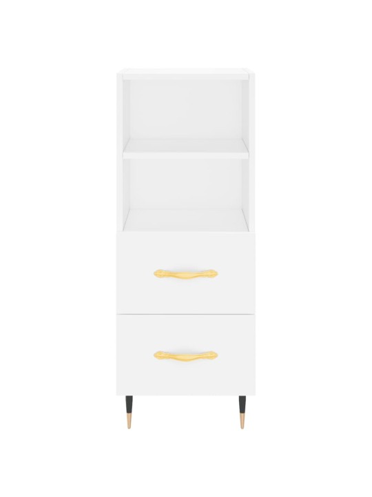 Skříň highboard bílá 34,5 x 34 x 180 cm kompozitní dřevo