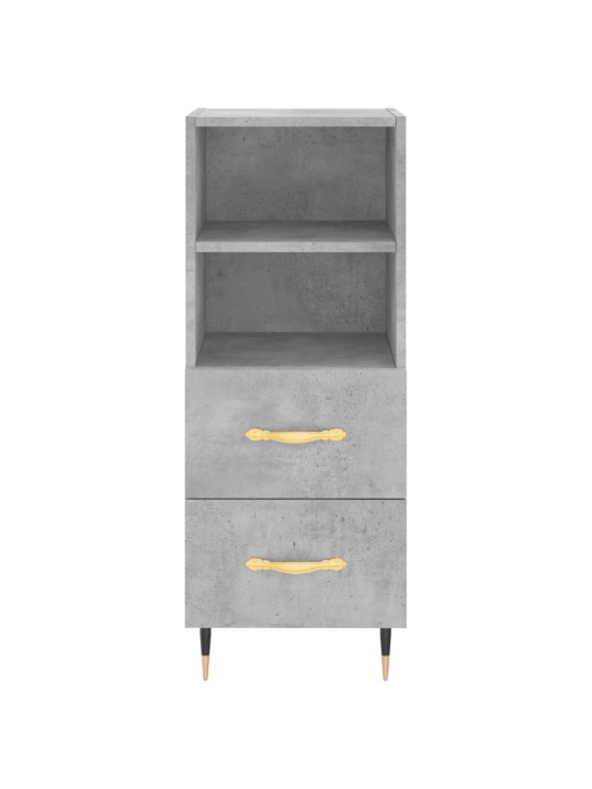 Skříň highboard betonově šedá 34,5x34x180 cm kompozitní dřevo