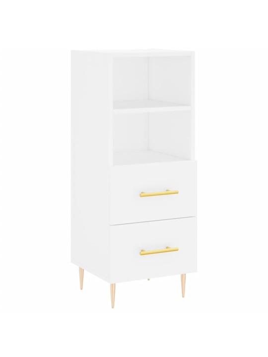 Skříň highboard bílá 34,5 x 34 x 180 cm kompozitní dřevo