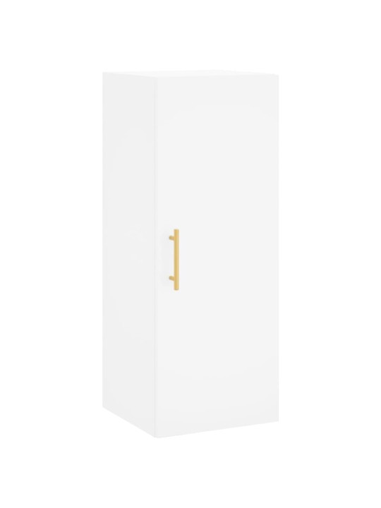 Skříň highboard bílá 34,5 x 34 x 180 cm kompozitní dřevo