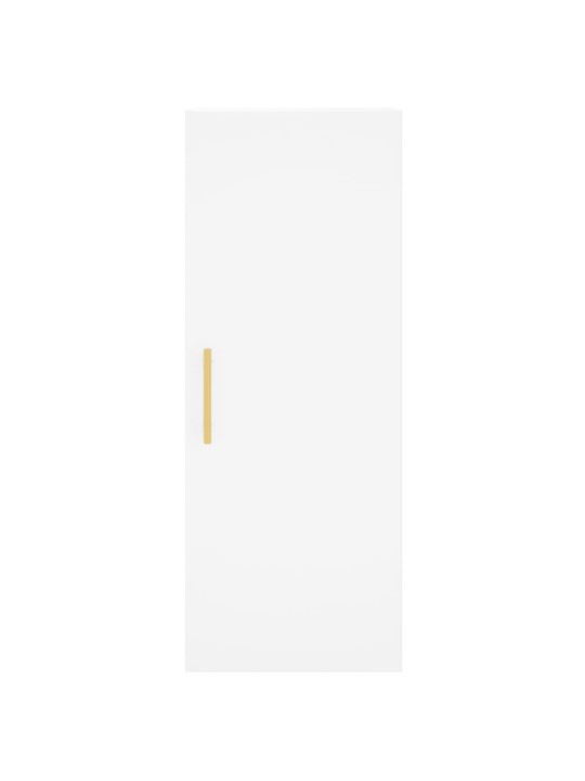 Skříň highboard bílá 34,5 x 34 x 180 cm kompozitní dřevo