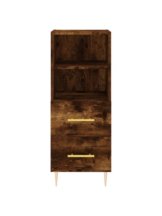Skříň highboard kouřový dub 34,5 x 34 x 180 cm kompozitní dřevo