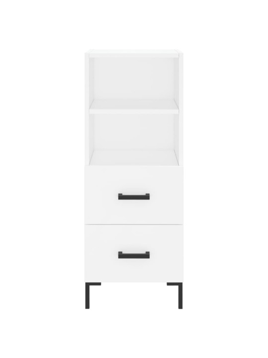 Skříň highboard bílá 34,5 x 34 x 180 cm kompozitní dřevo