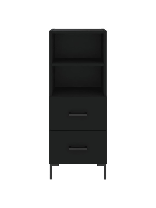 Skříň highboard černá 34,5 x 34 x 180 cm kompozitní dřevo