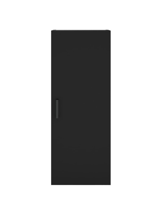 Skříň highboard černá 34,5 x 34 x 180 cm kompozitní dřevo