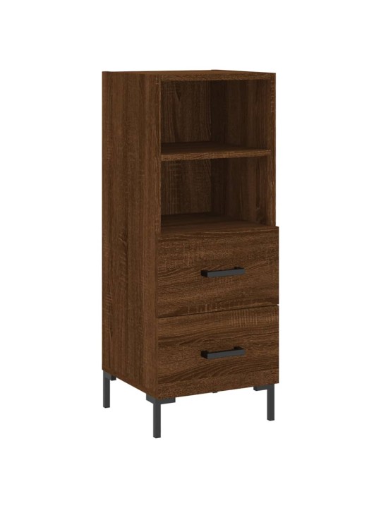 Skříň highboard hnědý dub 34,5 x 34 x 180 cm kompozitní dřevo