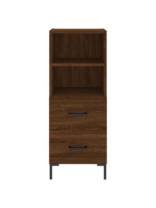 Skříň highboard hnědý dub 34,5 x 34 x 180 cm kompozitní dřevo
