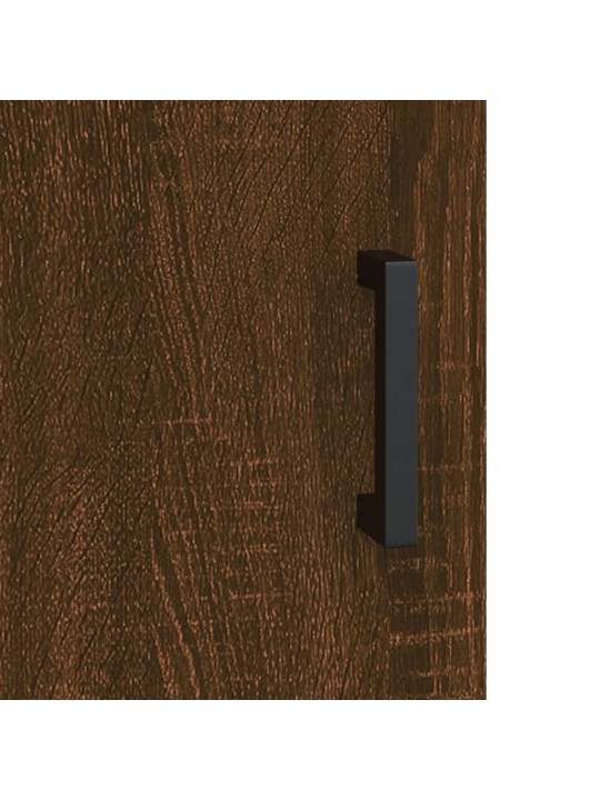 Skříň highboard hnědý dub 34,5 x 34 x 180 cm kompozitní dřevo