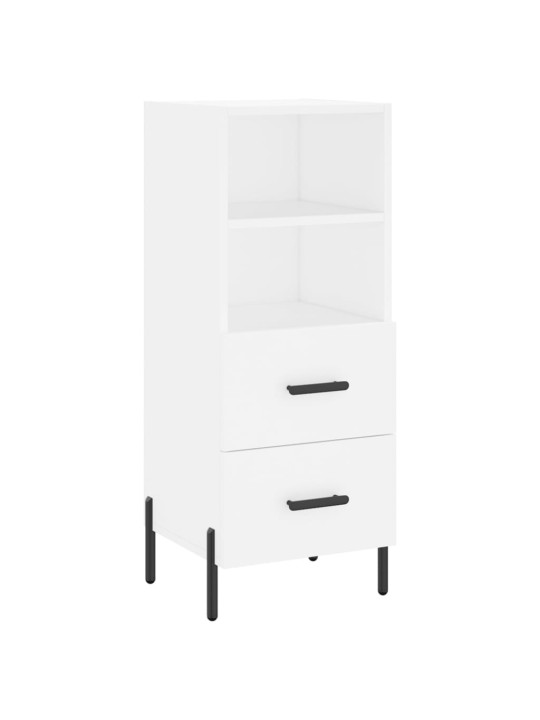 Skříň highboard bílá 34,5 x 34 x 180 cm kompozitní dřevo