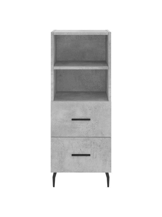 Skříň highboard betonově šedá 34,5x34x180 cm kompozitní dřevo
