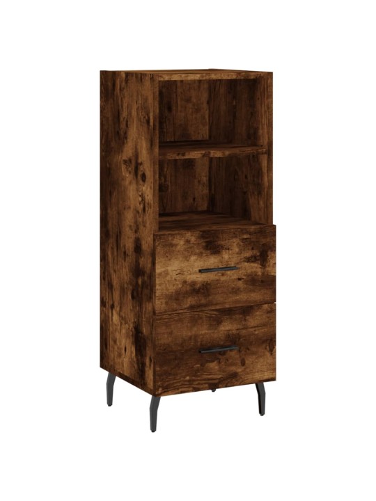 Skříň highboard kouřový dub 34,5 x 34 x 180 cm kompozitní dřevo