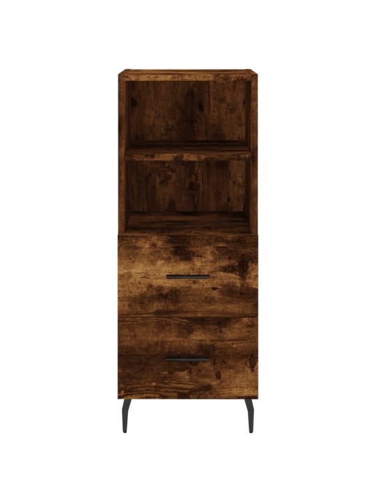 Skříň highboard kouřový dub 34,5 x 34 x 180 cm kompozitní dřevo