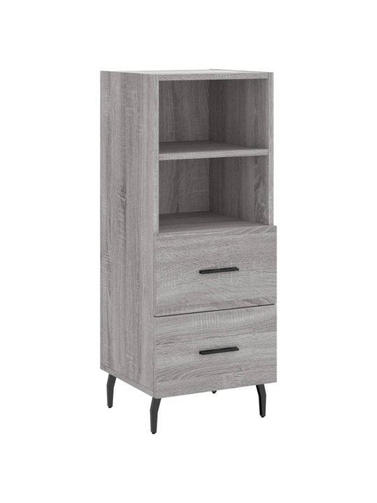 Skříň highboard šedá sonoma 34,5 x 34 x 180 cm kompozitní dřevo