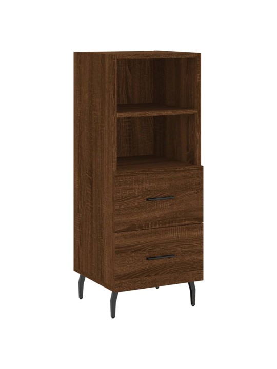 Skříň highboard hnědý dub 34,5 x 34 x 180 cm kompozitní dřevo