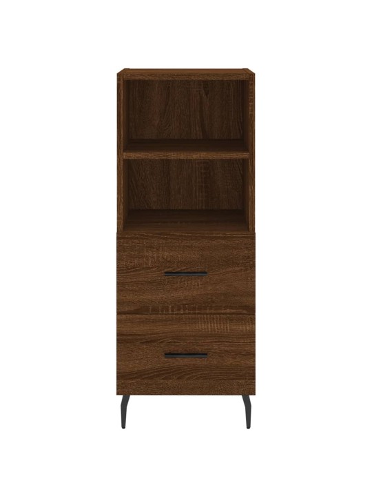 Skříň highboard hnědý dub 34,5 x 34 x 180 cm kompozitní dřevo