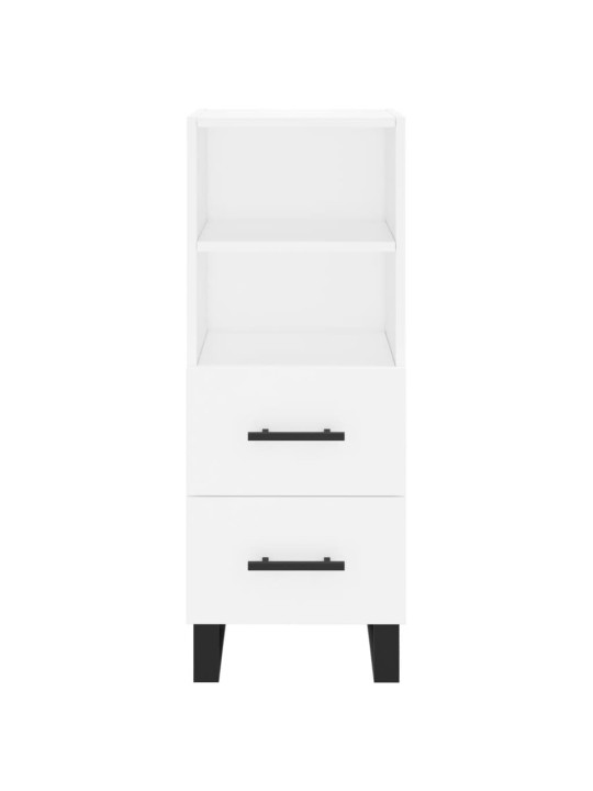 Skříň highboard bílá 34,5 x 34 x 180 cm kompozitní dřevo
