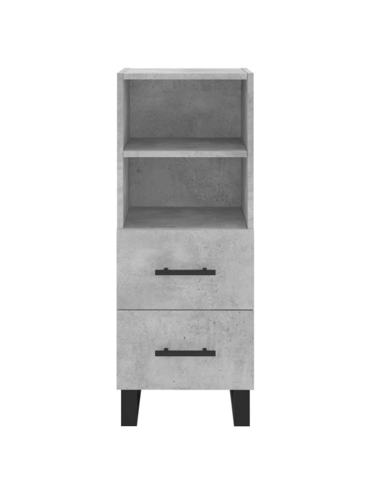 Skříň highboard betonově šedá 34,5x34x180 cm kompozitní dřevo