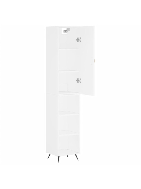 Skříň highboard bílá 34,5 x 34 x 180 cm kompozitní dřevo