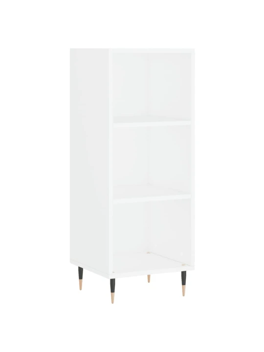 Skříň highboard bílá 34,5 x 34 x 180 cm kompozitní dřevo