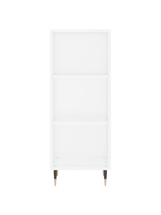 Skříň highboard bílá 34,5 x 34 x 180 cm kompozitní dřevo