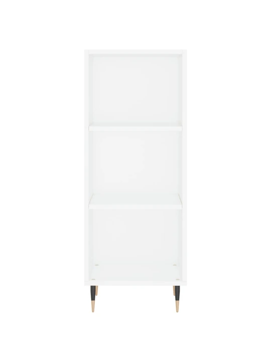 Skříň highboard bílá 34,5 x 34 x 180 cm kompozitní dřevo