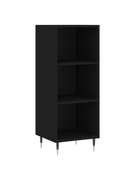 Skříň highboard černá 34,5 x 34 x 180 cm kompozitní dřevo