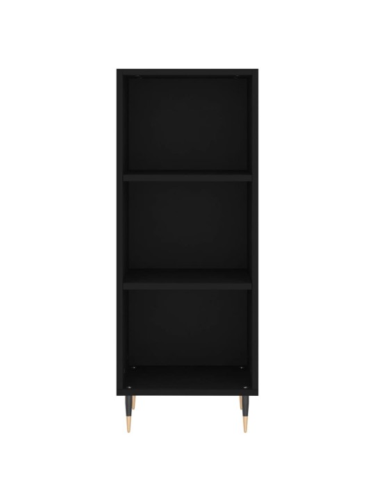 Skříň highboard černá 34,5 x 34 x 180 cm kompozitní dřevo