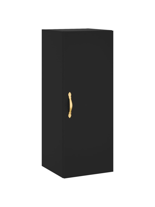 Skříň highboard černá 34,5 x 34 x 180 cm kompozitní dřevo