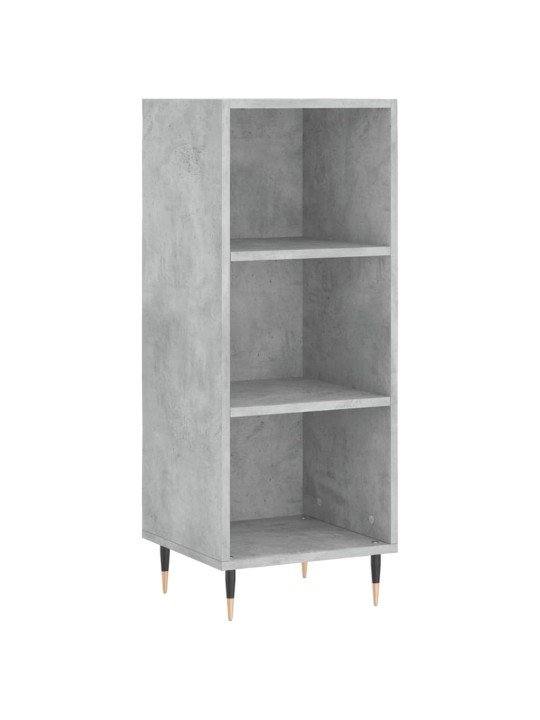 Skříň highboard betonově šedá 34,5x34x180 cm kompozitní dřevo