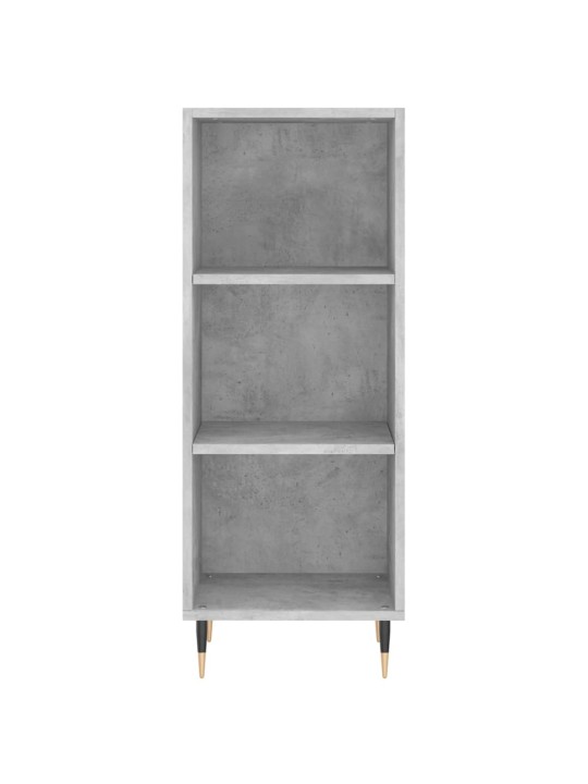 Skříň highboard betonově šedá 34,5x34x180 cm kompozitní dřevo