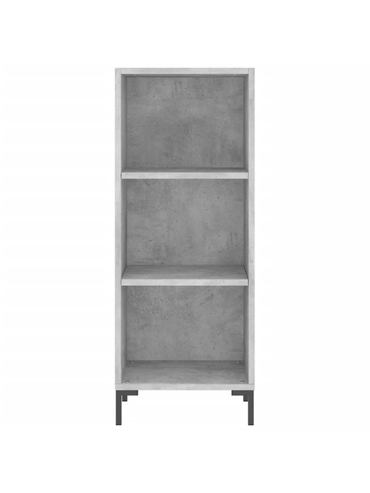 Skříň highboard betonově šedá 34,5x34x180 cm kompozitní dřevo