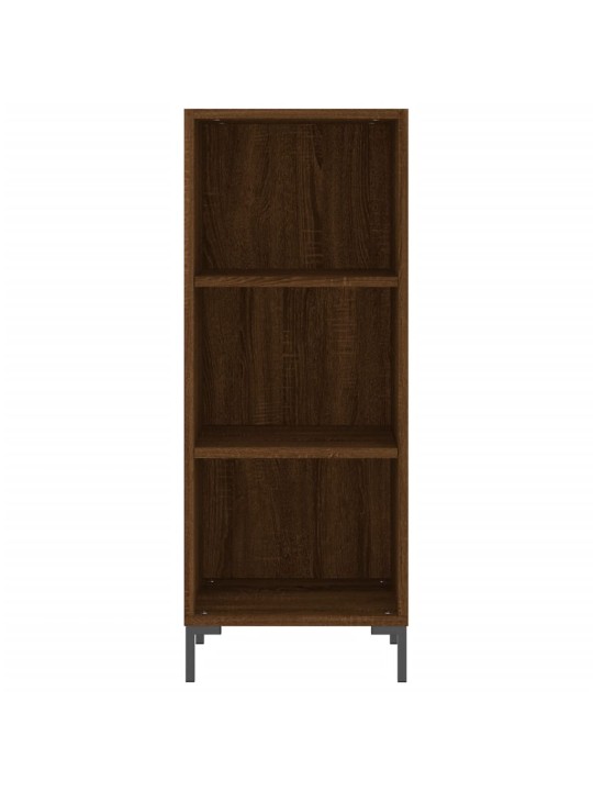 Skříň highboard hnědý dub 34,5 x 34 x 180 cm kompozitní dřevo