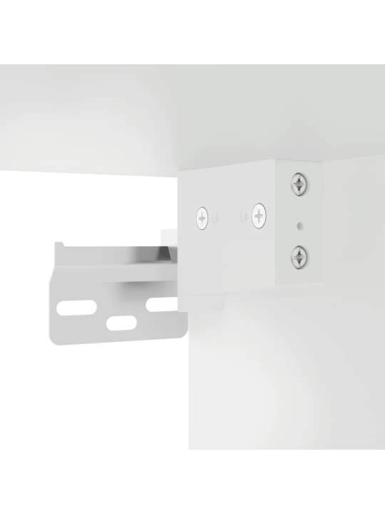 Skříň highboard bílá 34,5 x 34 x 180 cm kompozitní dřevo