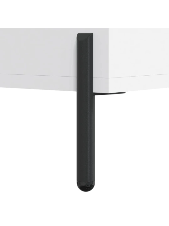 Skříň highboard bílá 34,5 x 34 x 180 cm kompozitní dřevo