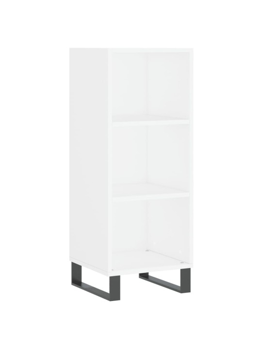 Skříň highboard bílá 34,5 x 34 x 180 cm kompozitní dřevo