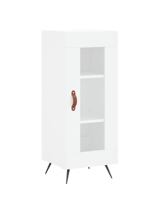 Skříň highboard bílá 34,5 x 34 x 180 cm kompozitní dřevo