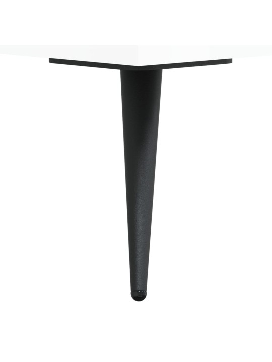 Skříň highboard bílá s vysokým leskem 34,5x34x180 cm kompozit