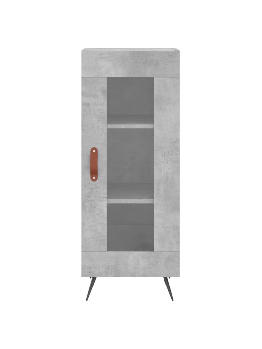 Skříň highboard betonově šedá 34,5x34x180 cm kompozitní dřevo