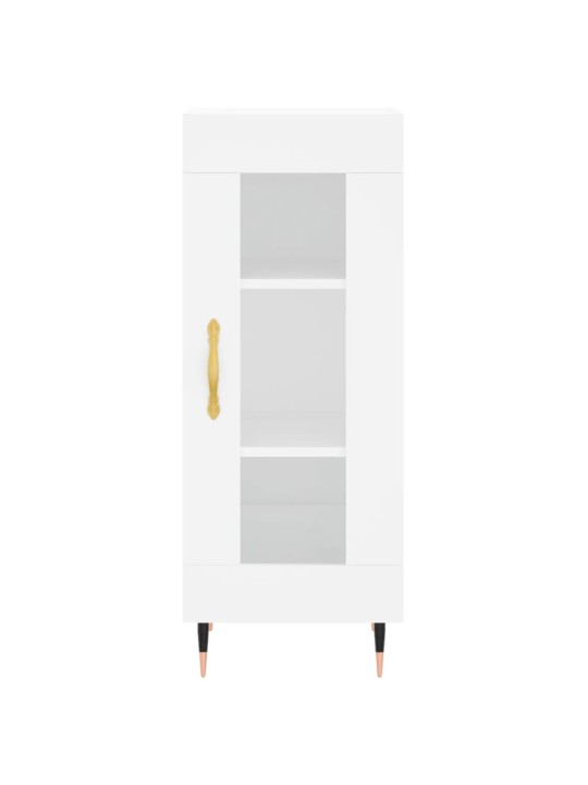 Skříň highboard bílá 34,5 x 34 x 180 cm kompozitní dřevo