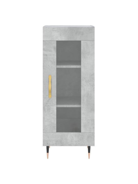 Skříň highboard betonově šedá 34,5x34x180 cm kompozitní dřevo