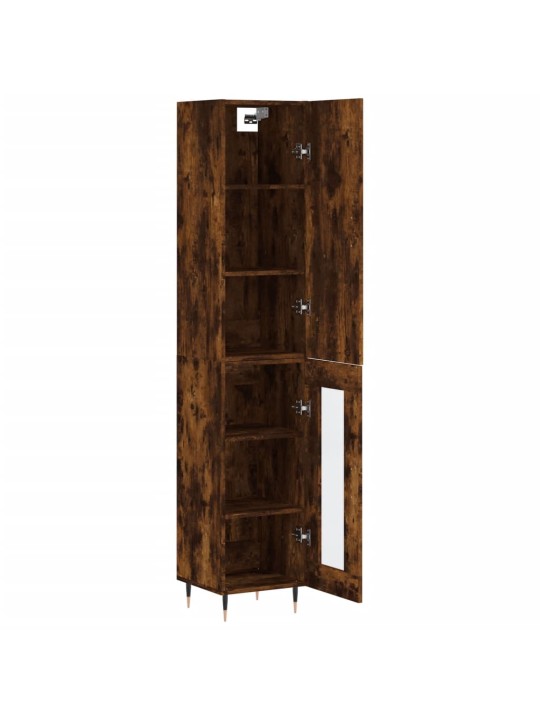 Skříň highboard kouřový dub 34,5 x 34 x 180 cm kompozitní dřevo