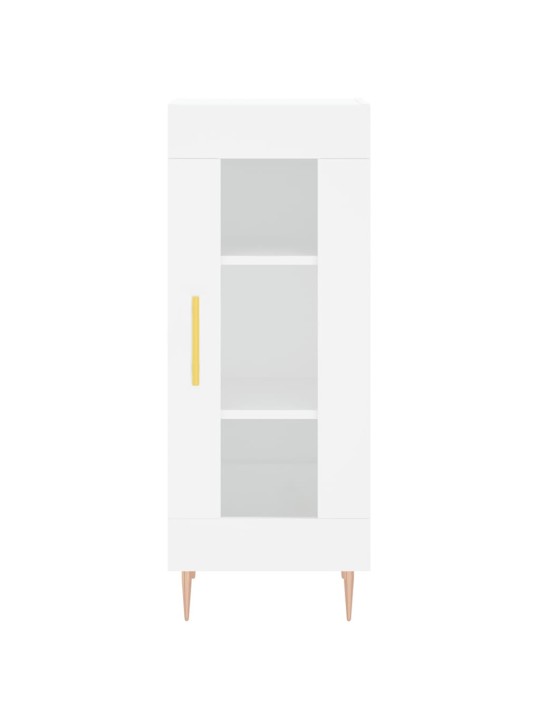 Skříň highboard bílá 34,5 x 34 x 180 cm kompozitní dřevo