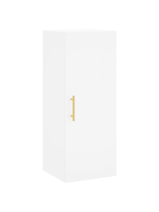 Skříň highboard bílá 34,5 x 34 x 180 cm kompozitní dřevo