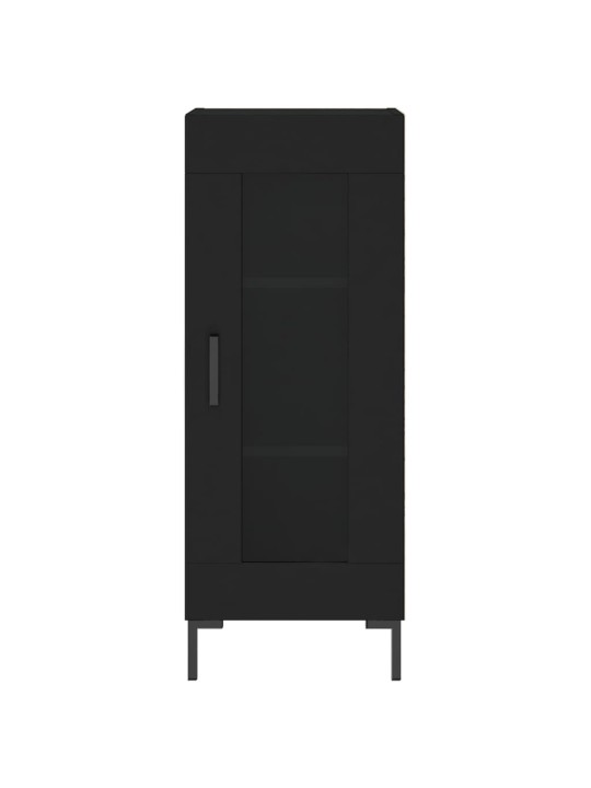 Skříň highboard černá 34,5 x 34 x 180 cm kompozitní dřevo