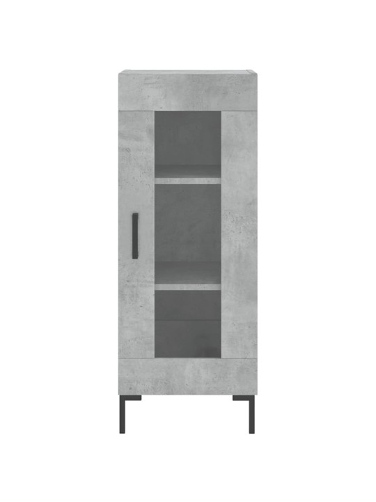 Skříň highboard betonově šedá 34,5x34x180 cm kompozitní dřevo