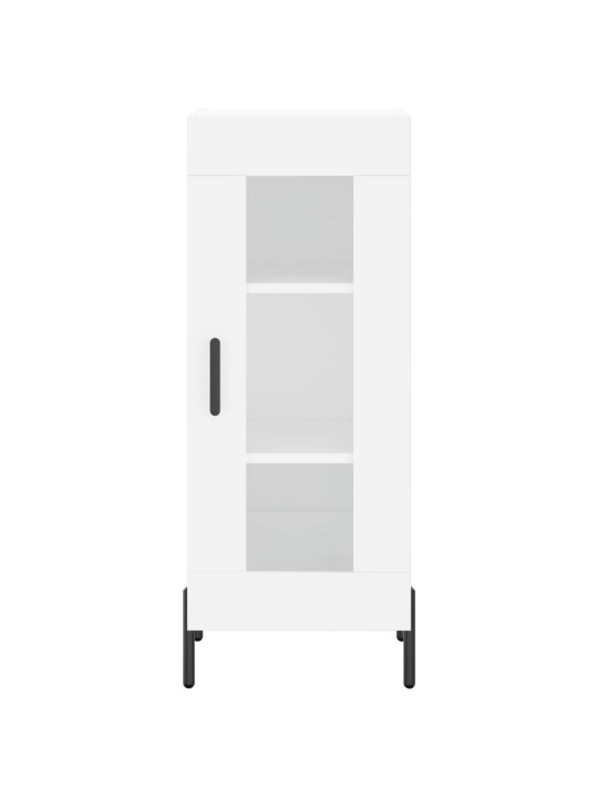 Skříň highboard bílá 34,5 x 34 x 180 cm kompozitní dřevo