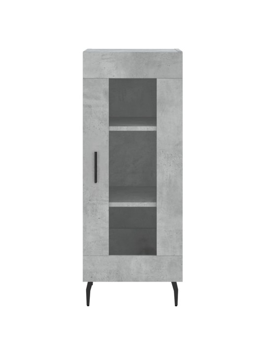 Skříň highboard betonově šedá 34,5x34x180 cm kompozitní dřevo